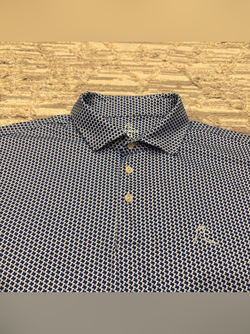 Rhoback Don’t Mess With Texas All Over Print Performance Golf Polo Men’s XL